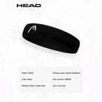 HEAD Tennis Sports Headbands Fitness Sweatband Badminton Yoga Basketball Running Sweatproof Sweat Hairbands For Men and Women