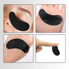 50Pairs Eyelash Pad Black Gel Hydrogel Eye Patch Grafting Under Eye Paper Sticker UV Pads Eye Protection