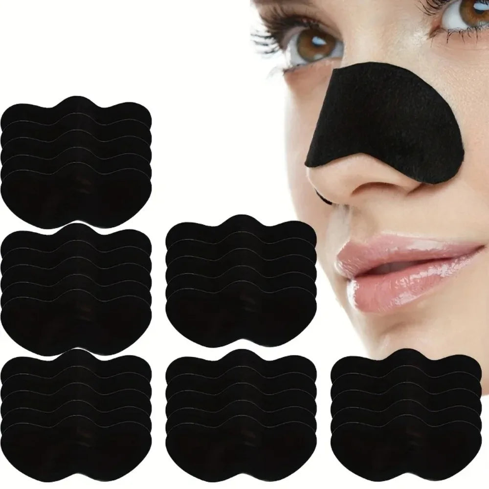 Deep Cleansing Nose Pore Strips Blackhead Removal 10/20/50/100 Pack Nose Cleaning Patches Facial Care Tool for Skin Care