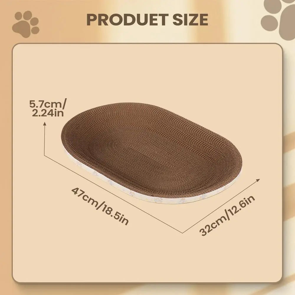 Breathable Cardboard Cat Scratcher Corrugated Pet Supplies Comfortable Scratch Pad for Cats for Small Large Kitten