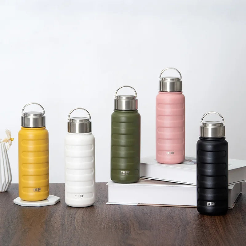Tyeso Double Stainless Steel Thermos Mug Portable Sport Vacuum Flask Large Capacity Thermal Water Bottle Tumbler Drinks Cup