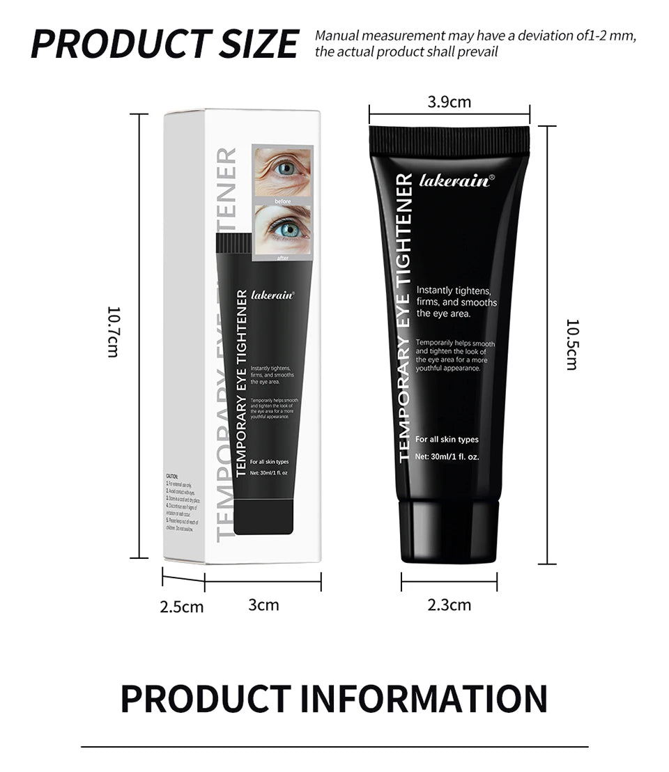 Instant Temporary Eye Cream Smooth And Deep Moisturizing Dry Eyes Area Skin Hydrating Eye Cream Skincare For All Skin Types