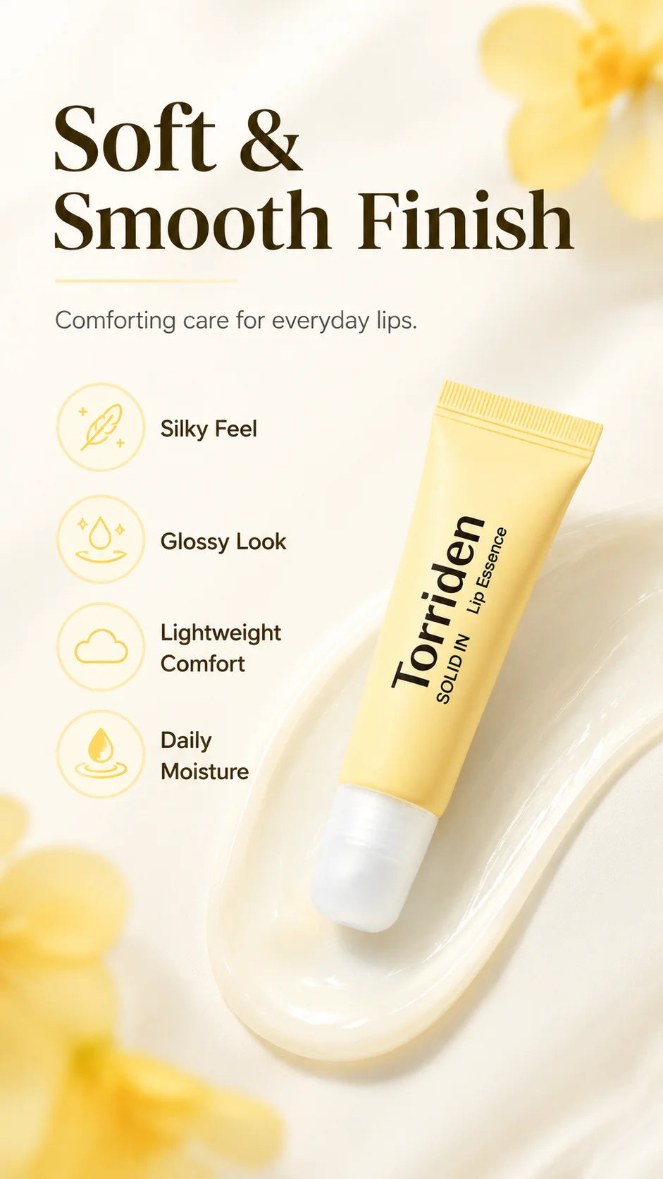 Torriden Ceramide Lip Essence 11ml,Smooth Balm,Intense Hydration & Comfort,Improves Lip to Texture,Korean Skincare,Korean Makeup