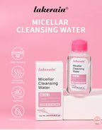 Micellar Cleansing Water-Gentle Makeup Remover for Face & Eyes-Effectively Removes Waterproof Mascara & Long-Lasting Lipstick