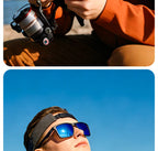 SCVCN Fishing Polarized Sunglasses Outdoor Sport Photochromic Glasses Men Outdoor Cycling Bike UV400 Protective Hiking Goggles