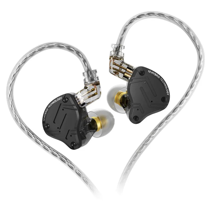 KZ ZS10 PRO X HIFI Metal Headset Hybrid In-ear Earphone Sport Noise Cancelling Headset Bass Earbuds KZ ZSN PRO AS16 PRO AS12 ZSX