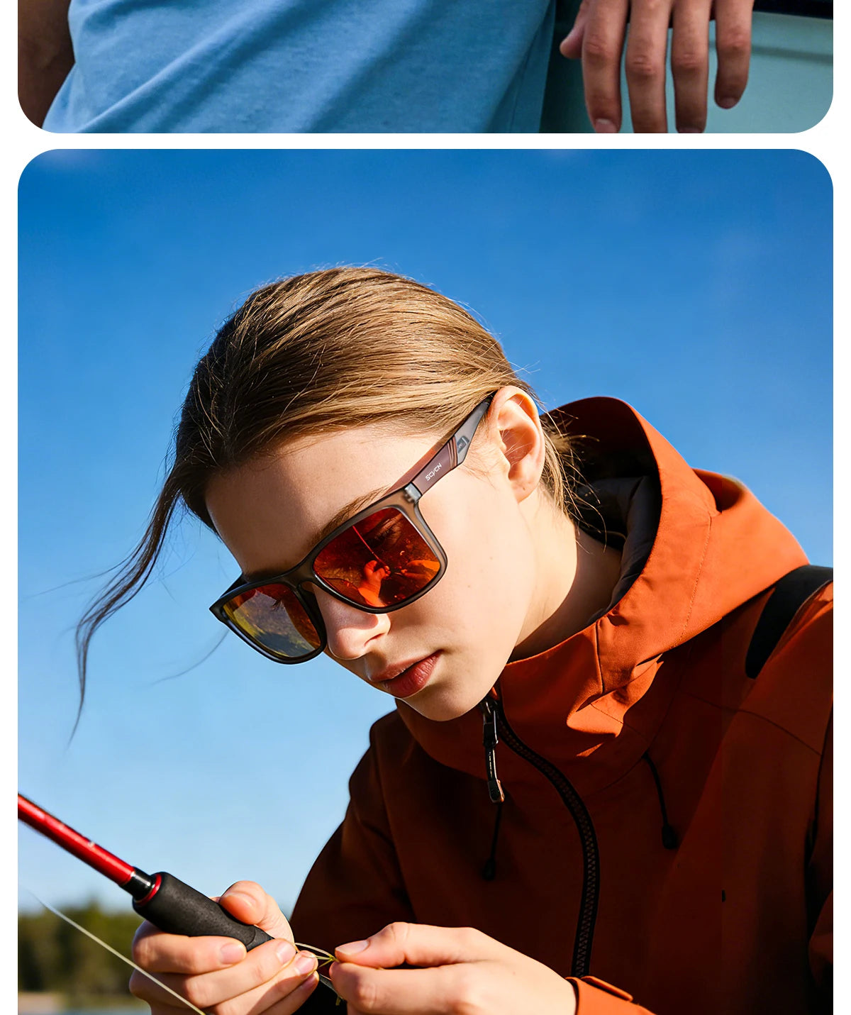 SCVCN Fishing Polarized Sunglasses Outdoor Sport Photochromic Glasses Men Outdoor Cycling Bike UV400 Protective Hiking Goggles