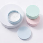 5g Macaron Loose Powder Case Packaging Dispenser Box Talcum Powder Empty Container Mini Portable Makeup Puffs Tools Set