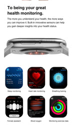 New DT Watch 10 Smartwatch 16GB Large Memory NFC 3D Stereo Vision Compass Muiti-Sport Mode Waterproof Bluetooth call Smartwatch