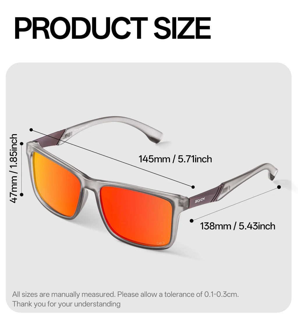 SCVCN Fishing Polarized Sunglasses Outdoor Sport Photochromic Glasses Men Outdoor Cycling Bike UV400 Protective Hiking Goggles