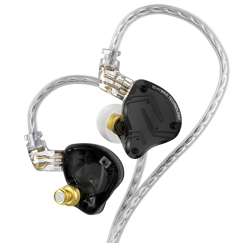 KZ ZS10 PRO X HIFI Metal Headset Hybrid In-ear Earphone Sport Noise Cancelling Headset Bass Earbuds KZ ZSN PRO AS16 PRO AS12 ZSX