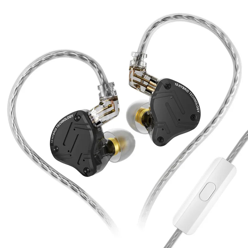 KZ ZS10 PRO X HIFI Metal Headset Hybrid In-ear Earphone Sport Noise Cancelling Headset Bass Earbuds KZ ZSN PRO AS16 PRO AS12 ZSX
