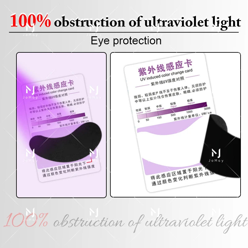 50Pairs Eyelash Pad Black Gel Hydrogel Eye Patch Grafting Under Eye Paper Sticker UV Pads Eye Protection