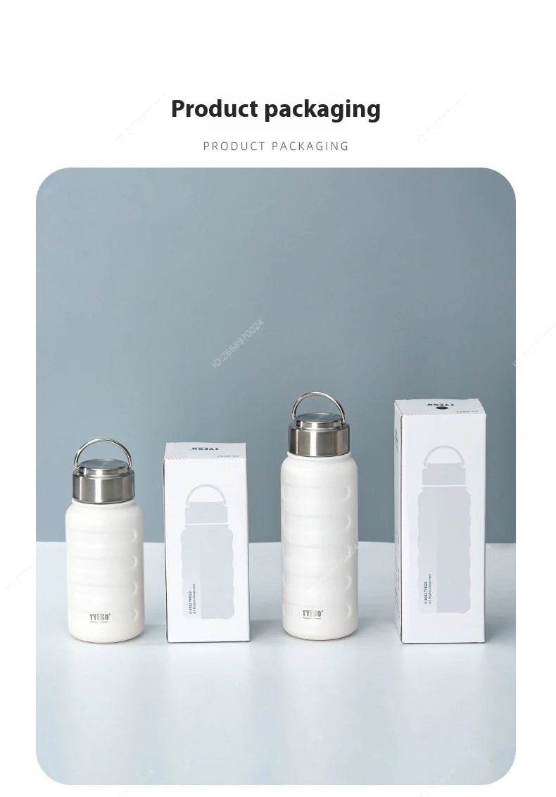 Tyeso Double Stainless Steel Thermos Mug Portable Sport Vacuum Flask Large Capacity Thermal Water Bottle Tumbler Drinks Cup