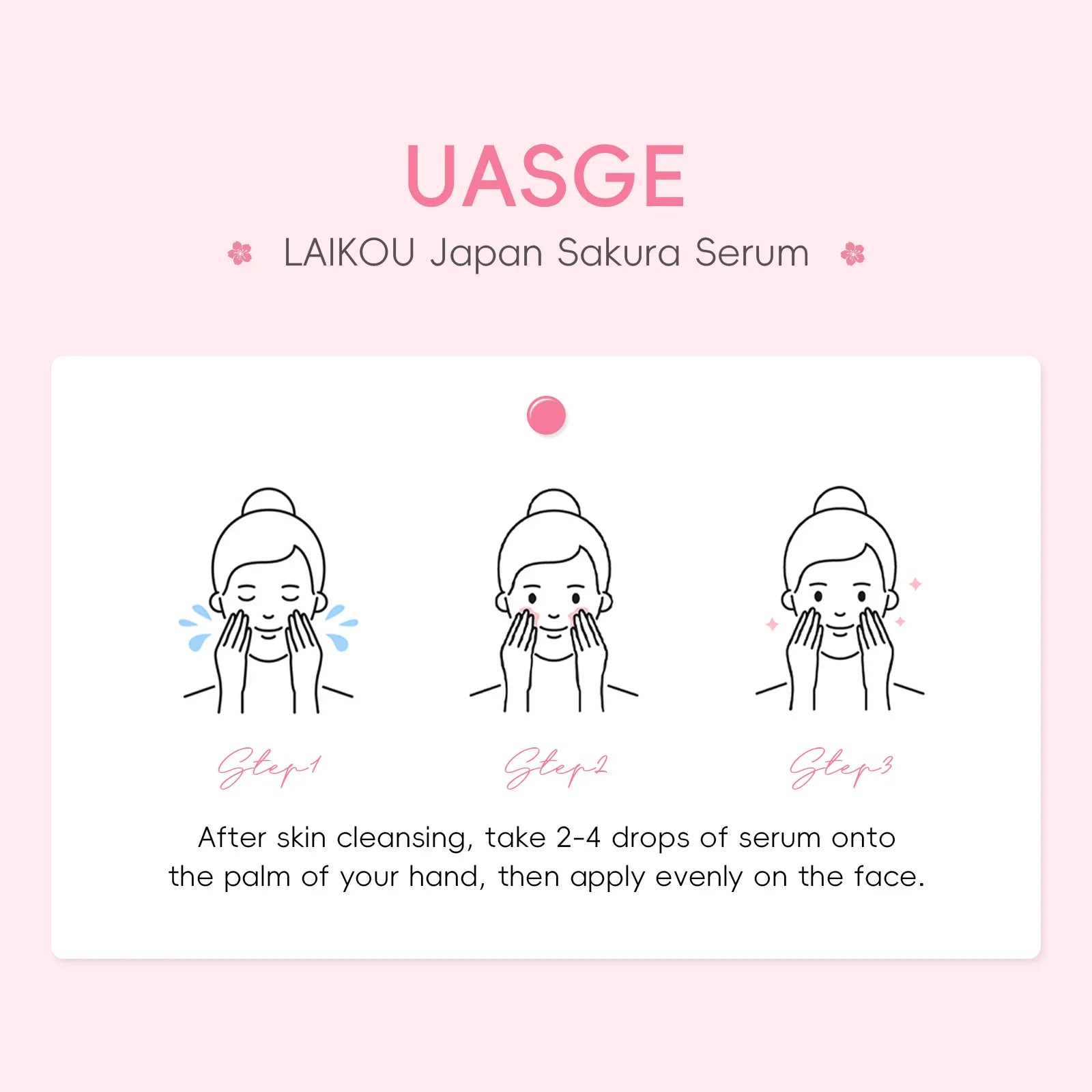 Japan Sakura Extract Serum Minimizes Pores Brightens Skin Hydrating Care Radiance Booster Long Lasting Effect 17ml