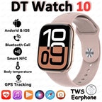 New DT Watch 10 Smartwatch 16GB Large Memory NFC 3D Stereo Vision Compass Muiti-Sport Mode Waterproof Bluetooth call Smartwatch