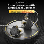 KZ ZS10 PRO X HIFI Metal Headset Hybrid In-ear Earphone Sport Noise Cancelling Headset Bass Earbuds KZ ZSN PRO AS16 PRO AS12 ZSX