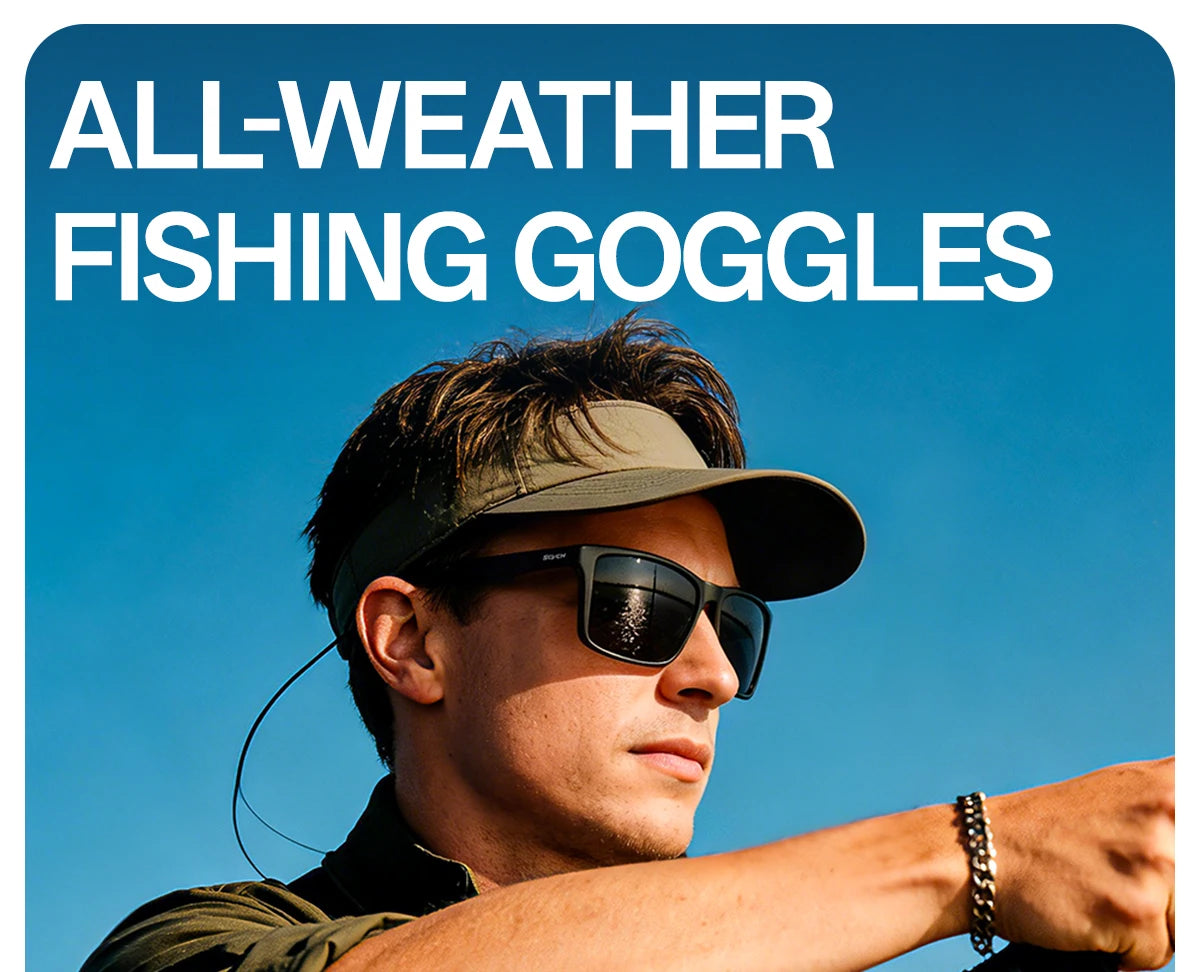 SCVCN Fishing Polarized Sunglasses Outdoor Sport Photochromic Glasses Men Outdoor Cycling Bike UV400 Protective Hiking Goggles