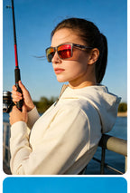 SCVCN Fishing Polarized Sunglasses Outdoor Sport Photochromic Glasses Men Outdoor Cycling Bike UV400 Protective Hiking Goggles
