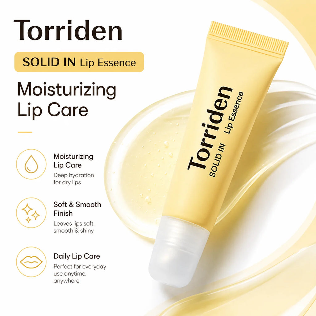 Torriden Ceramide Lip Essence 11ml,Smooth Balm,Intense Hydration & Comfort,Improves Lip to Texture,Korean Skincare,Korean Makeup