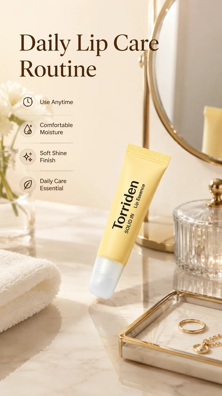 Torriden Ceramide Lip Essence 11ml,Smooth Balm,Intense Hydration & Comfort,Improves Lip to Texture,Korean Skincare,Korean Makeup