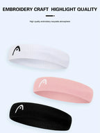 HEAD Tennis Sports Headbands Fitness Sweatband Badminton Yoga Basketball Running Sweatproof Sweat Hairbands For Men and Women