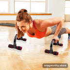 FlexGrip Push-Up Bar Set in use | Snagworthy.store
