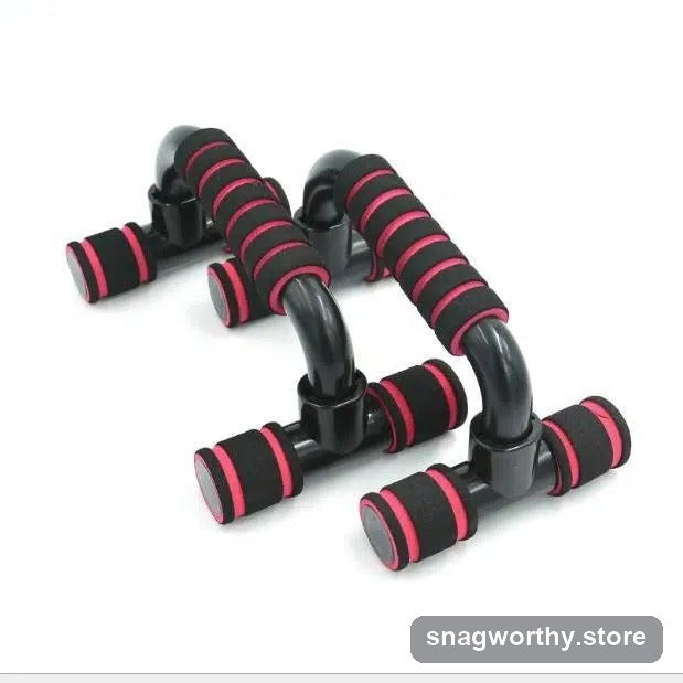 FlexGrip Push-Up Bar Set red pair | Snagworthy.store