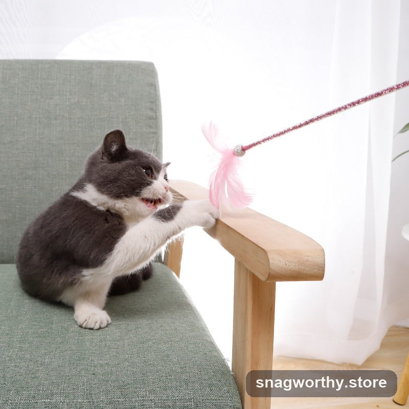 FlutterChase feather cat wand toy | Snagworthy.store