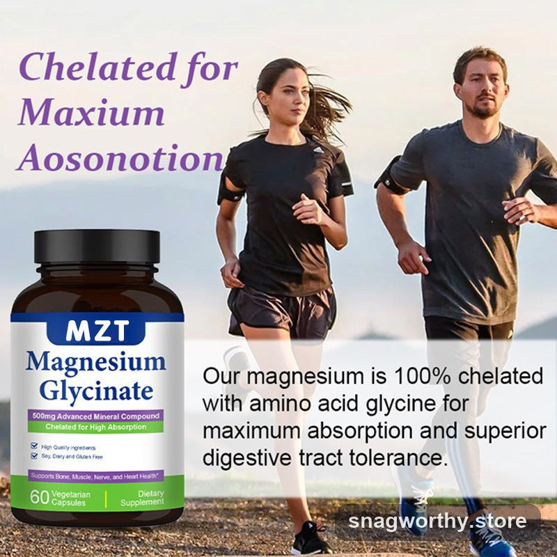 Magnesium Glycinate capsules bottle | Snagworthy.store