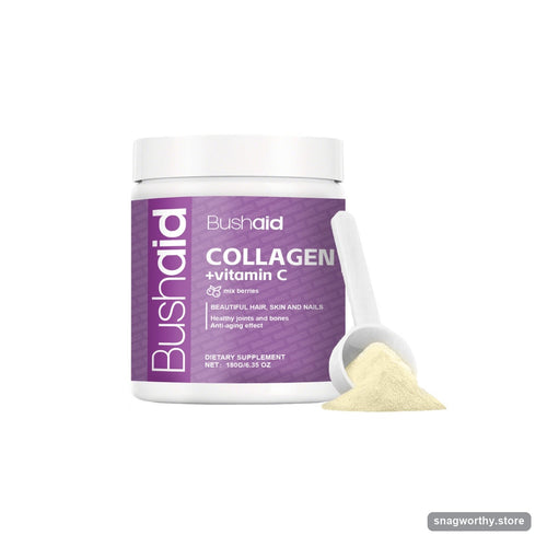 Bushaid Collagen plus Vitamin C powder tub | Snagworthy.store
