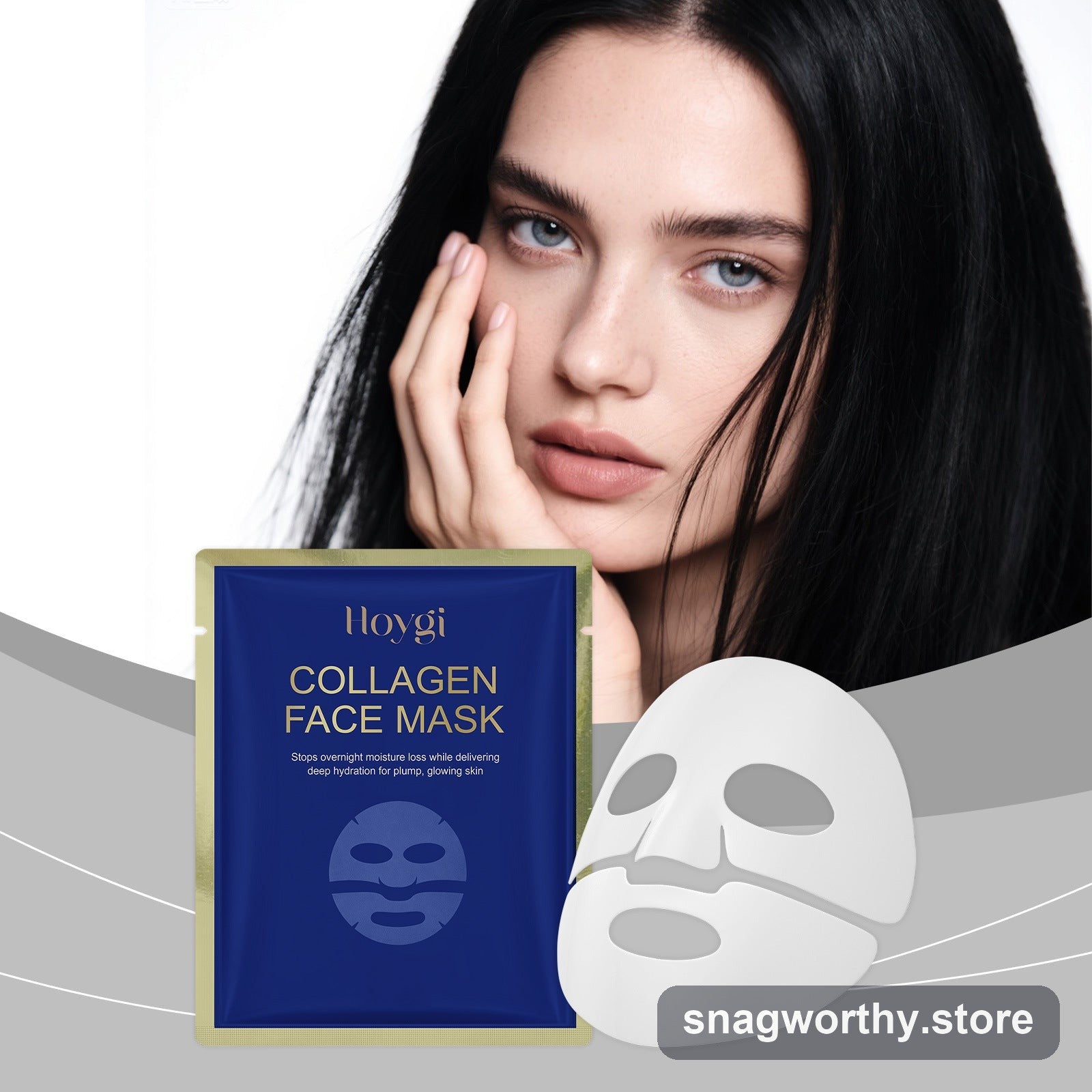 Collagen face mask sheet packet | Snagworthy.store