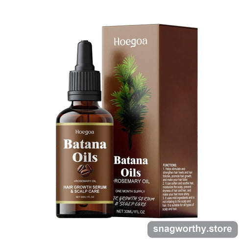 Batana Oils hair growth serum bottle and box | Snagworthy.store