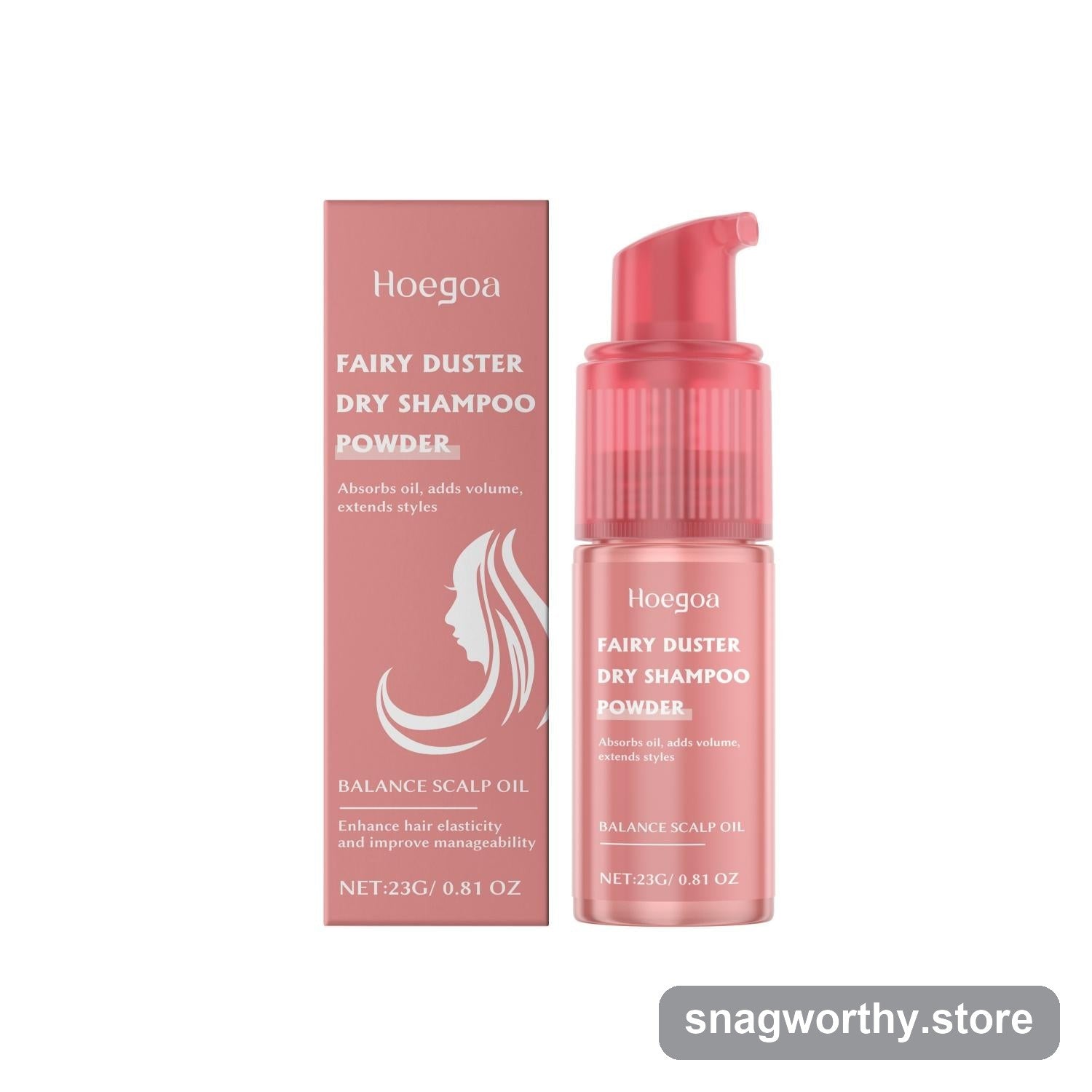 Fairy Duster dry shampoo powder bottle and box | Snagworthy.store
