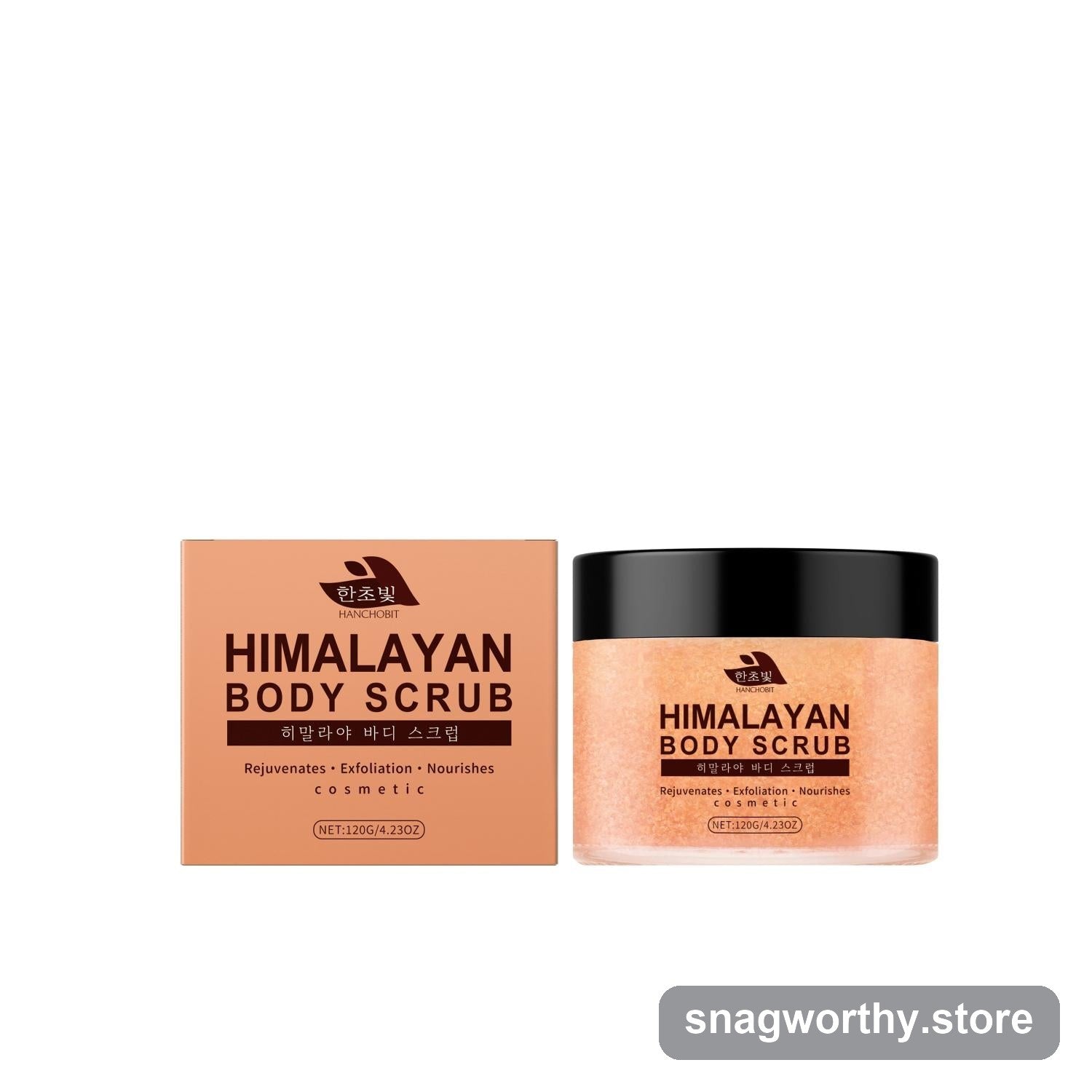 Himalayan Body Scrub jar and box | Snagworthy.store
