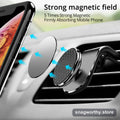 Magnetic car phone vent mount with phone attached | Snagworthy.store