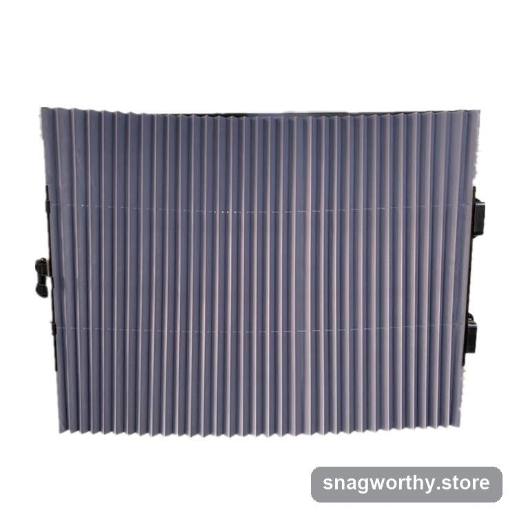 Foldable windshield sun shade in use | Snagworthy.store