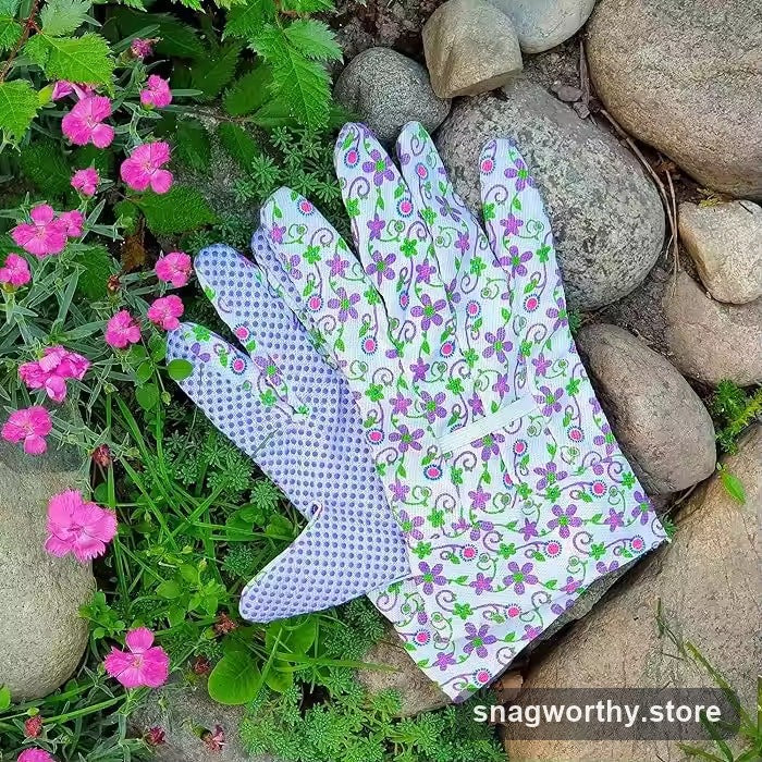 Garden planting gloves pair | Snagworthy.store