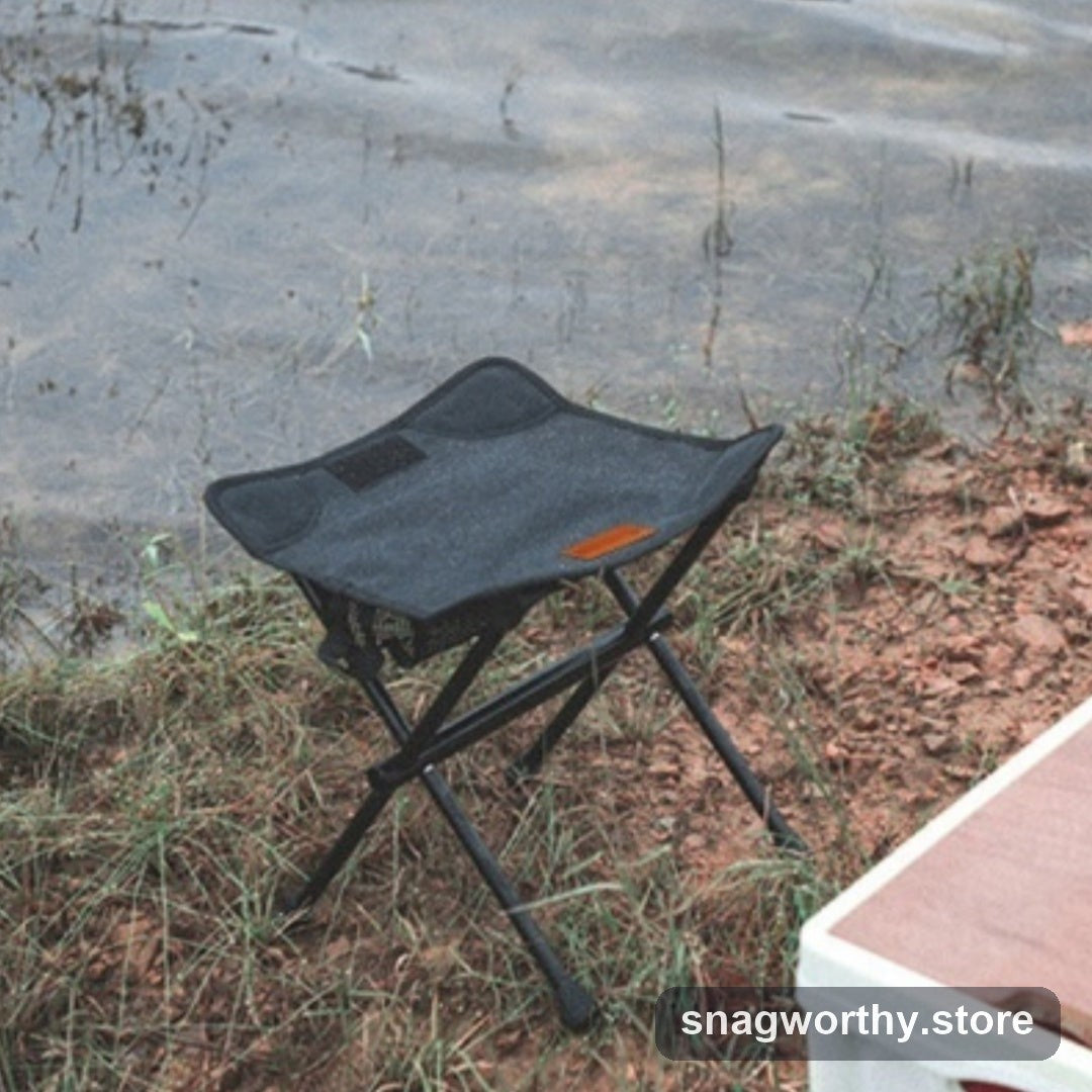 Ultralight folding camp chair set up | Snagworthy.store