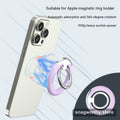 Magnetic foldable phone ring stand on phone | Snagworthy.store
