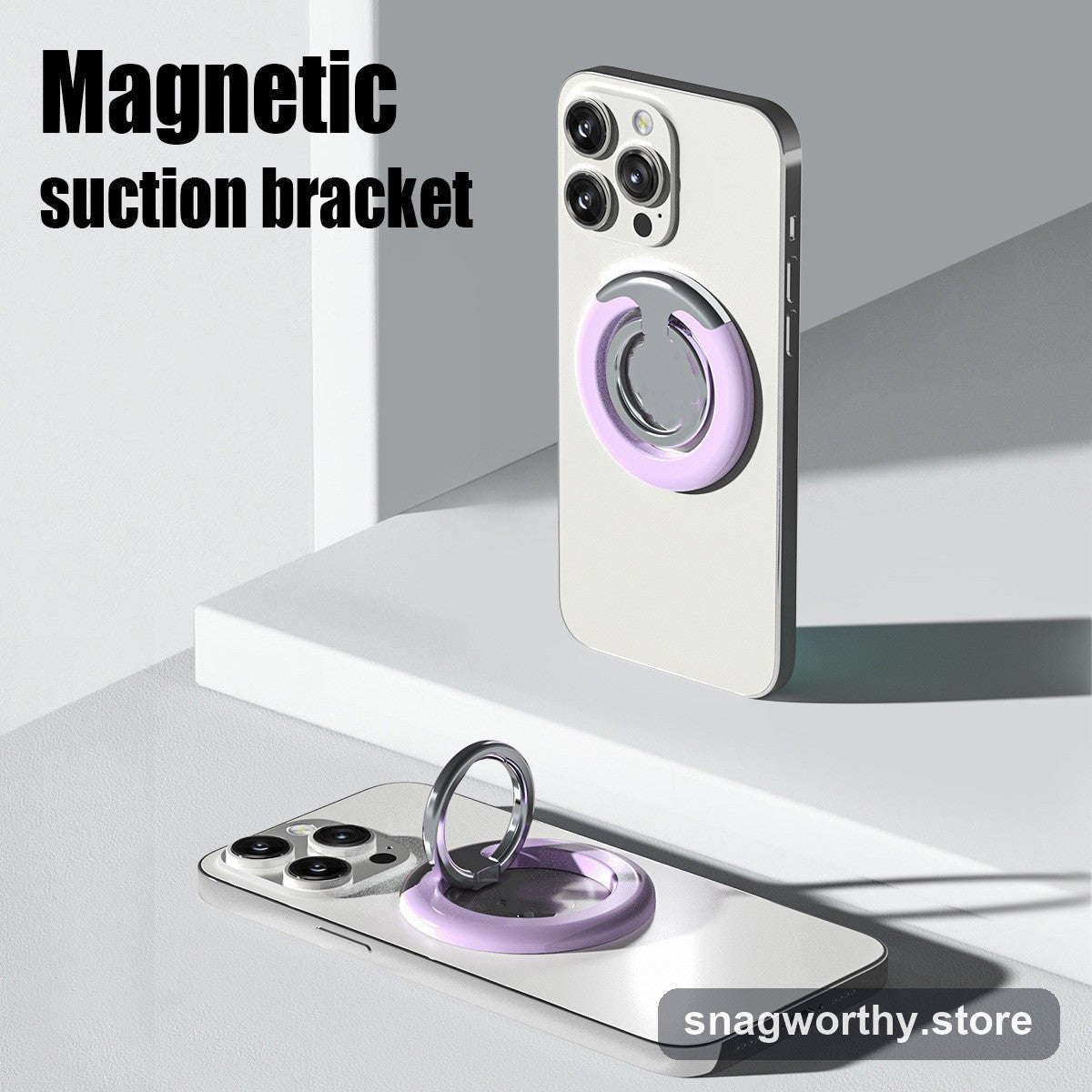 Magnetic phone ring stand colour options | Snagworthy.store
