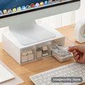 Monitor stand riser with drawer | Snagworthy.store