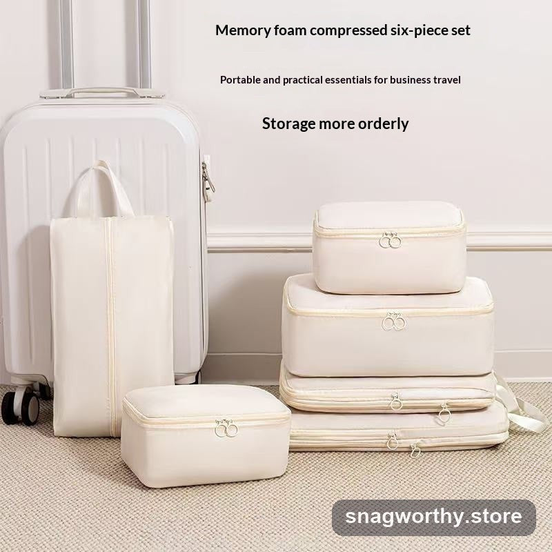 Compression packing cubes 6-piece set | Snagworthy.store