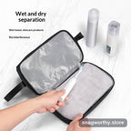 Toiletry bag packed with grooming items | Snagworthy.store