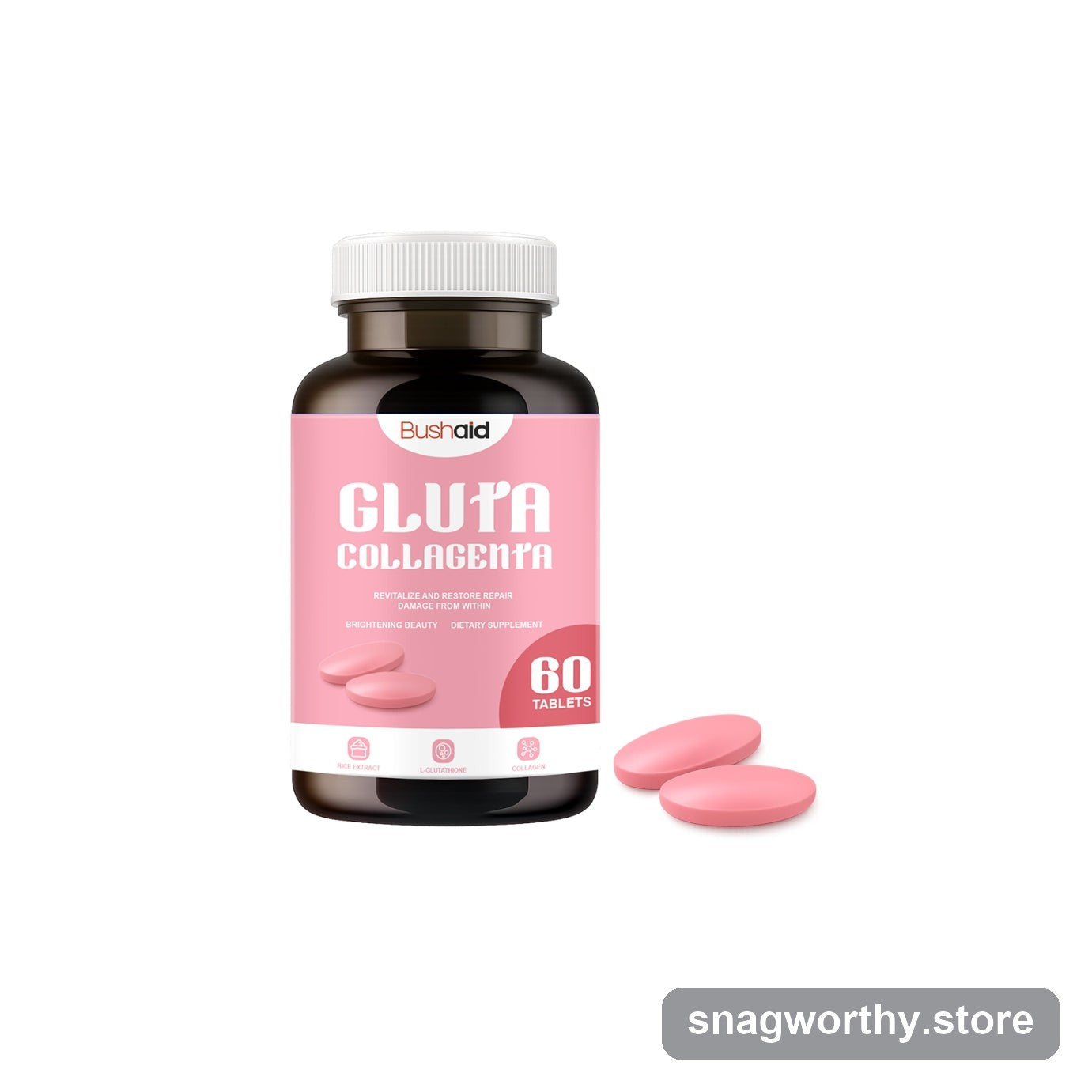 L-Glutamine Complex Tablets bottle | Snagworthy.store