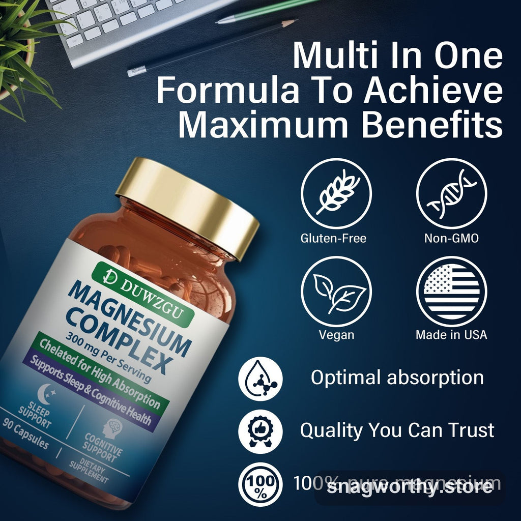 Zinc Magnesium Complex Capsules bottle | Snagworthy.store