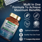 Zinc Magnesium Complex Capsules bottle | Snagworthy.store