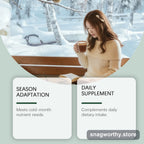 Multivitamin Mineral Complex Capsules label | Snagworthy.store