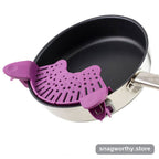 Pot strainer folded flat | Snagworthy.store