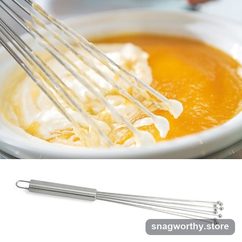 Steel ball whisk coil detail | Snagworthy.store